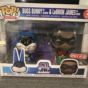 LeBron James / Bugs Bunny as Batman & Robin Funko Target Exclusive
